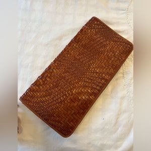 Cole Haan Woven Leather Clutch